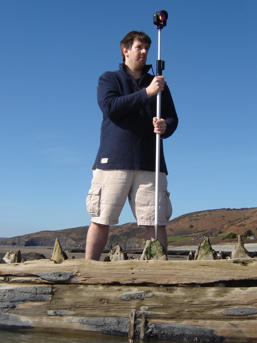 The Marros Sands Wreck being Surveyed 